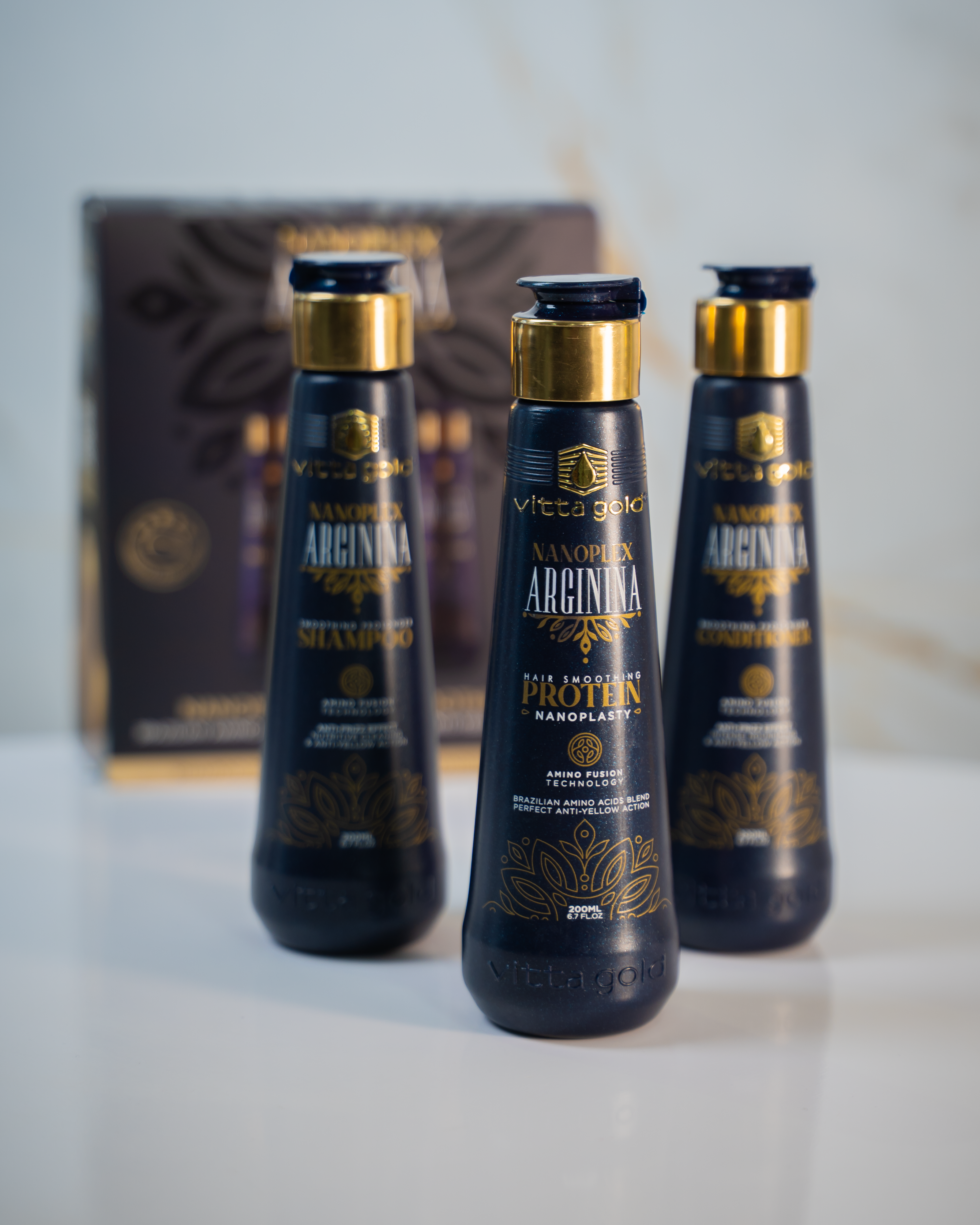 Set introduttivo lisciante per capelli Nanoplex Arginina™ 200 ml (6,7 fl.oz)